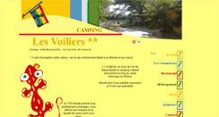 Desktop Screenshot of camping-les-voiliers.fr